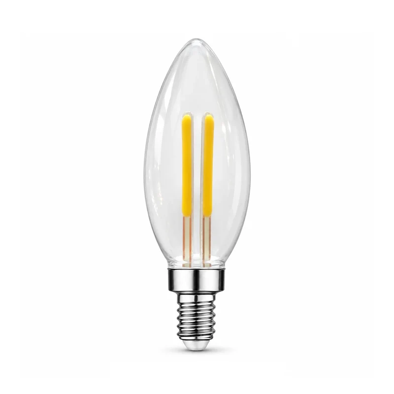 E14 LED Filament Kerzenglühbirne 4W – Bruchsicher & Warmweiß (2700K)~4168